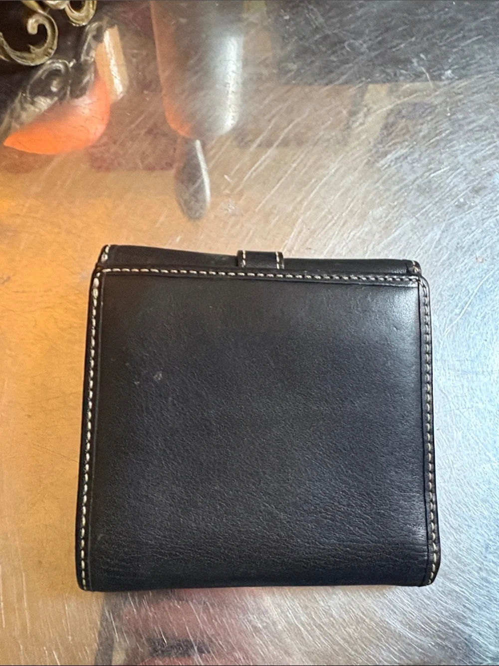 COACH SOHO BLACK LEATHER WALLET